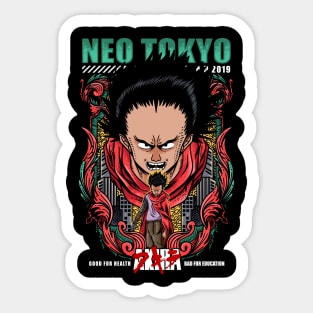 Akira Neo Tokyo Tetsuo Character Anime 1988 Sticker